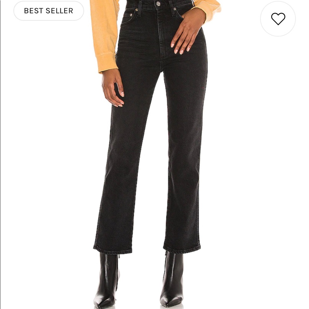 AGOLDE Pinch Waist High Rise Kick Flare in Panoramic